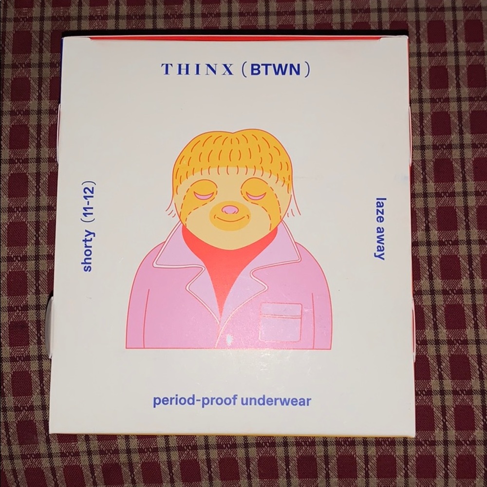 THINX (BTWN) Period Proof underwear. Shorty 11-12